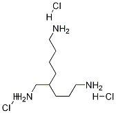 4-(氨基甲基)辛烷-1,8-二胺三盐酸盐 结构式