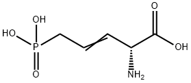 (2R)-2-Amino-5-phosphono-3-pentenoic acid,60978-99-6,结构式