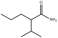 2-(1-甲基乙基)戊酰胺,6098-19-7,结构式