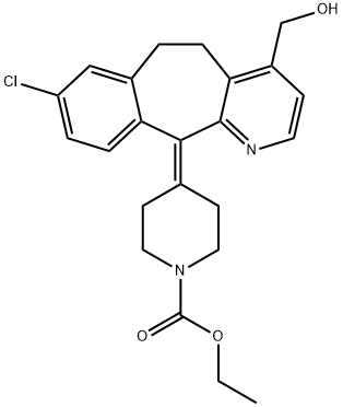 4-Hydroxymethyl Loratadine Struktur