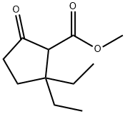 Cyclopentanecarboxylic acid, 2,2-diethyl-5-oxo-, methyl ester (9CI)|