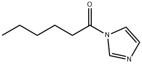 1-Hexanone, 1-(1H-imidazol-1-yl)- Structure