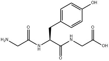 H-GLY-TYR-GLY-OH 化学構造式