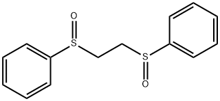 1,2-ビス(フェニルスルフィニル)エタン 化学構造式