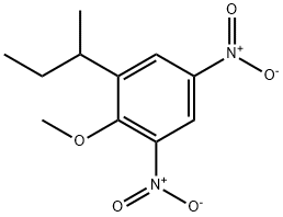 2-(1-メチルプロピル)-4,6-ジニトロ-1-メトキシベンゼン 化学構造式