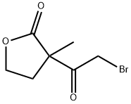 2(3H)-Furanone, 3-(bromoacetyl)dihydro-3-methyl- (9CI) Structure