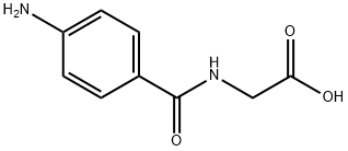 对氨基马尿酸,61-78-9,结构式