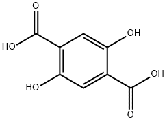 2,5-Dihydroxyterephthalic acid Struktur