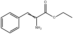 α-アミノベンゼンアクリル酸エチル 化学構造式