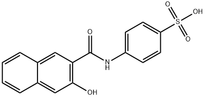 3-羟基-N-(4-磺基苯基)-2-萘酰胺,61013-96-5,结构式