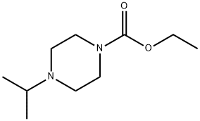 ETHYL 4-(1-METHYLETHYL)PIPERAZINE-1-CARBOXYLATE Structure