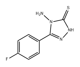 4-AMINO-5-(4-FLUOROPHENYL)-4H-1,2,4-TRIAZOLE-3-THIOL Struktur
