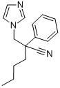 2-正丁基-2-苯基-3-(1H-咪唑-1-基)丙腈 结构式