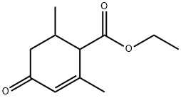 4-乙氧羰基-3,5-二甲基-2-环己烯-1-酮,6102-15-4,结构式