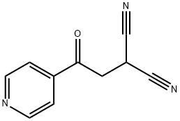2-(2-OXO-2-(PYRIDIN-4-YL)ETHYL)MALONONITRILE Struktur