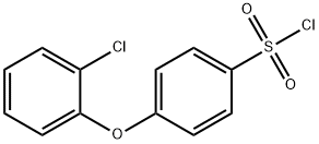 4-(2-CHLOROPHENOXY)BENZENESULFONYL CHLORIDE Struktur