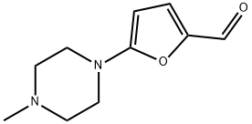 5-(4-甲基哌嗪-1-基)呋喃-2-甲醛, 610279-56-6, 结构式