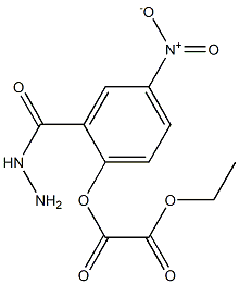2-(4-NITROPHENYL) HYDRAZIDE ETHANEDIOIC ACID MONOETHYL ESTER Struktur