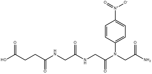 N-琥珀酸-三甘氨酰-4-硝基苯胺,61043-71-8,结构式