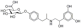 Fenoterol O-β-D-Glucuronide 化学構造式