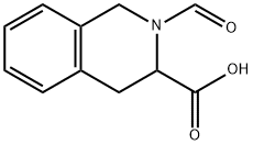 2-甲酰基-1,2,3,4-四氢异喹啉-3-羧酸 结构式
