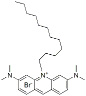 3,6-Bis-(dimethylamino)-10-dodecylacridinium bromide,61049-46-5,结构式