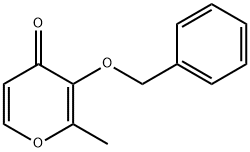 3-(苄氧基)-2-甲基-4H-吡喃-4-酮,61049-69-2,结构式
