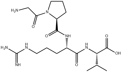 glycyl-prolyl-arginyl-valine Structure