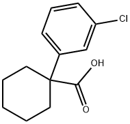 1-(3-CHLOROPHENYL)CYCLOHEXANECARBOXYLIC ACID Structure