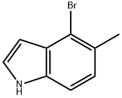 4-溴-5-甲基-吲哚, 610794-15-5, 结构式