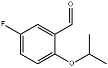 5-氟-2-异丙氧基苯甲醛,610797-48-3,结构式