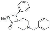 sodium 1-benzyl-4-(phenylamino)piperidine-4-carboxylate Structure