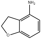 2,3-ジヒドロ-4-ベンゾフランアミン 化学構造式