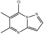 7-氯-5,6-二甲基吡唑并[1,5-A]嘧啶, 61098-39-3, 结构式