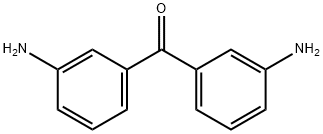 3,3'-ジアミノベンゾフェノン 化学構造式
