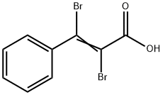 A B-DIBROMOCINNAMIC ACID Structure