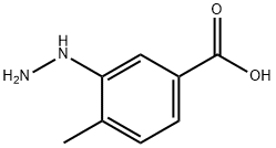 3-肼基-4-甲基苯甲酸盐酸盐 结构式