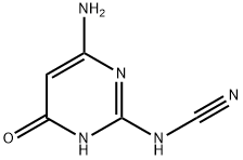 [(6-Amino-1,4-dihydro-4-oxopyrimidin)-2-yl]cyanamide 结构式