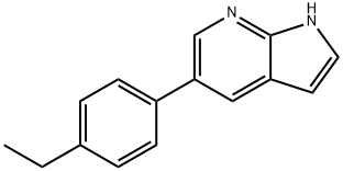 1H-Pyrrolo[2,3-b]pyridine,5-(4-ethylphenyl)-(9CI),611205-41-5,结构式