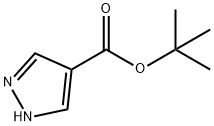 1H-Pyrazole-4-carboxylic acid, 1,1-diMethylethyl ester Structure