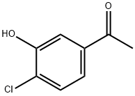 ETHANONE, 1-(4-CHLORO-3-HYDROXYPHENYL)- Structure
