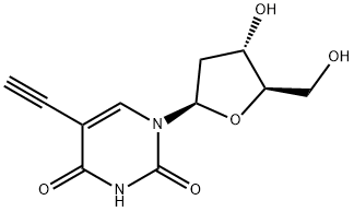 5-エチニル-2'-デオキシウリジン 化学構造式