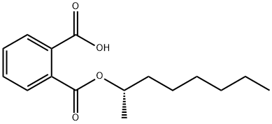 Phthalic acid hydrogen 1-[(1S)-1-methylheptyl] ester Structure