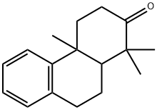 3,4,4a,9,10,10a-Hexahydro-1,1,4a-trimethyl-2(1H)-phenanthrenone Struktur