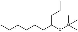 トリメチル[(1-プロピルヘプチル)オキシ]シラン 化学構造式