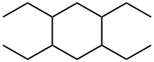 1,2,4,5-Tetraethylcyclohexane Structure