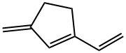 1-乙烯-3-亚甲基环戊烯, 61142-07-2, 结构式