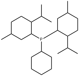 Cyclohexylbis[5-methyl-2-(1-methylethyl)cyclohexyl]phosphine,61142-16-3,结构式