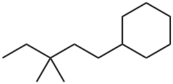(3,3-ジメチルペンチル)シクロヘキサン 化学構造式