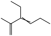 3-Ethyl-2-methyl-1,3-hexadien,61142-36-7,结构式
